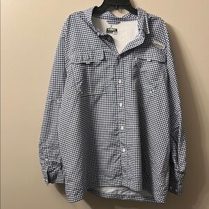 Blue and White Lightweight Shirt